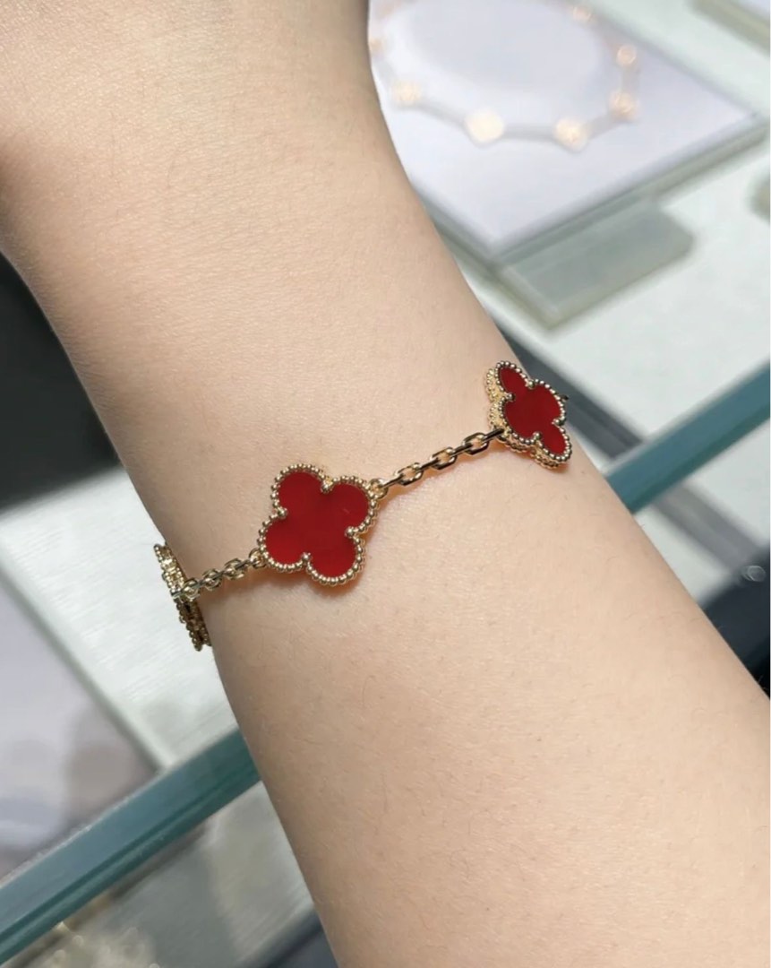 Vintage Alhambra Bracelet Women s Fashion Jewelry Organisers