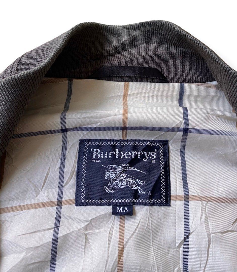 VINTAGE BURBERRYS BOMBER HARINGTON JACKET PIT 25 Men s