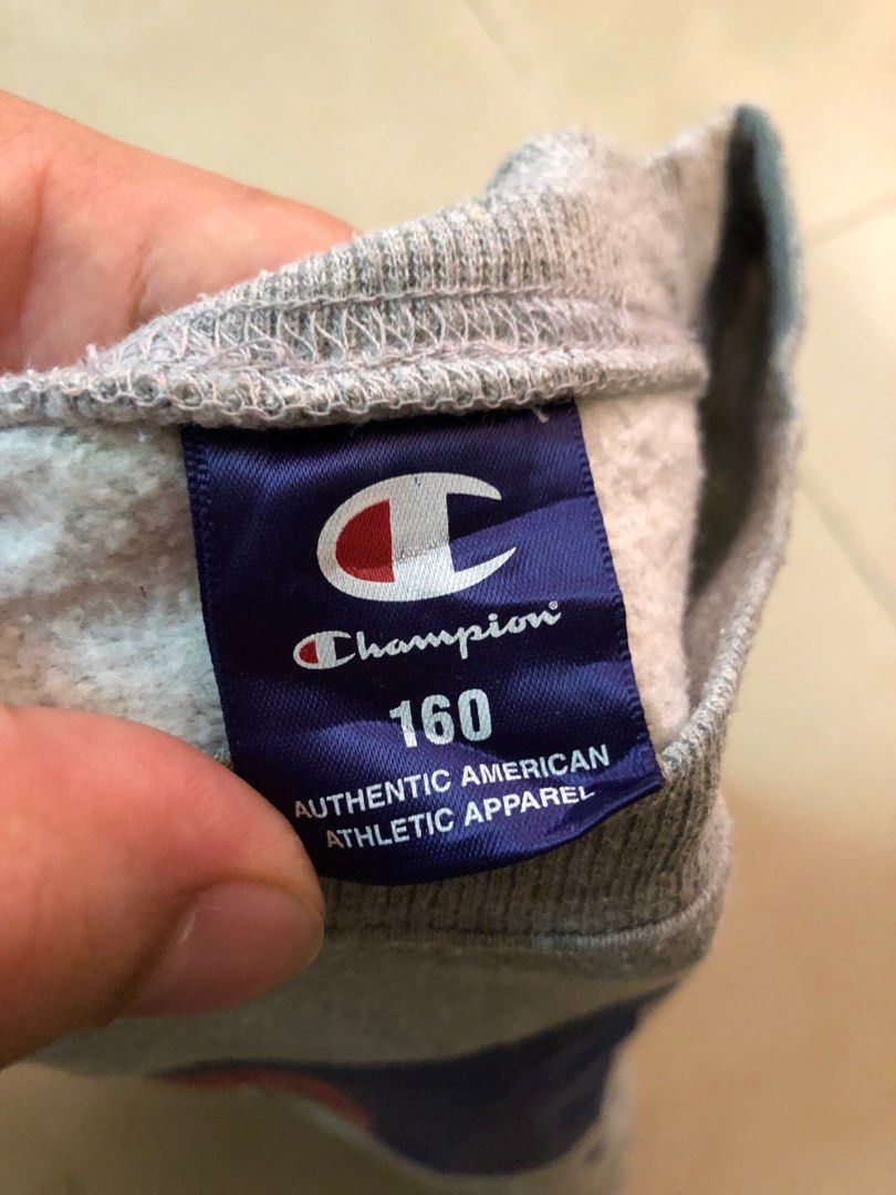 Champion sweater fake vs real vintage on sale