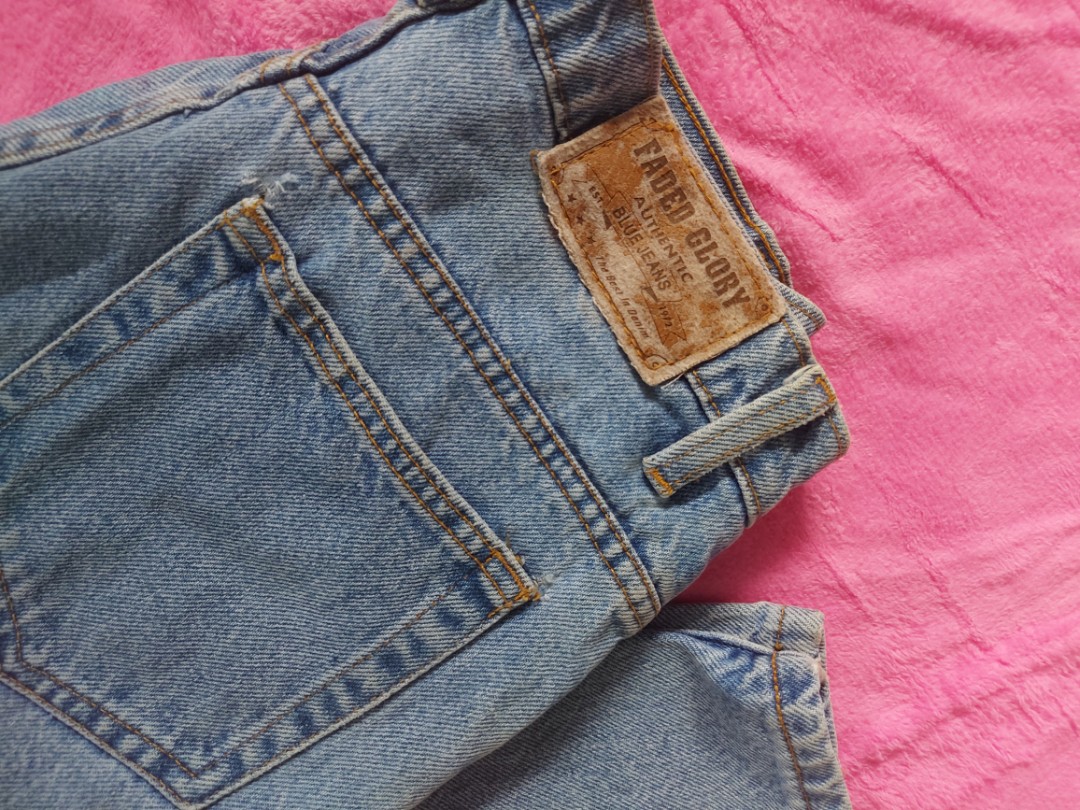 REPRICED vintage baggy jeans hard denim from Faded Glory