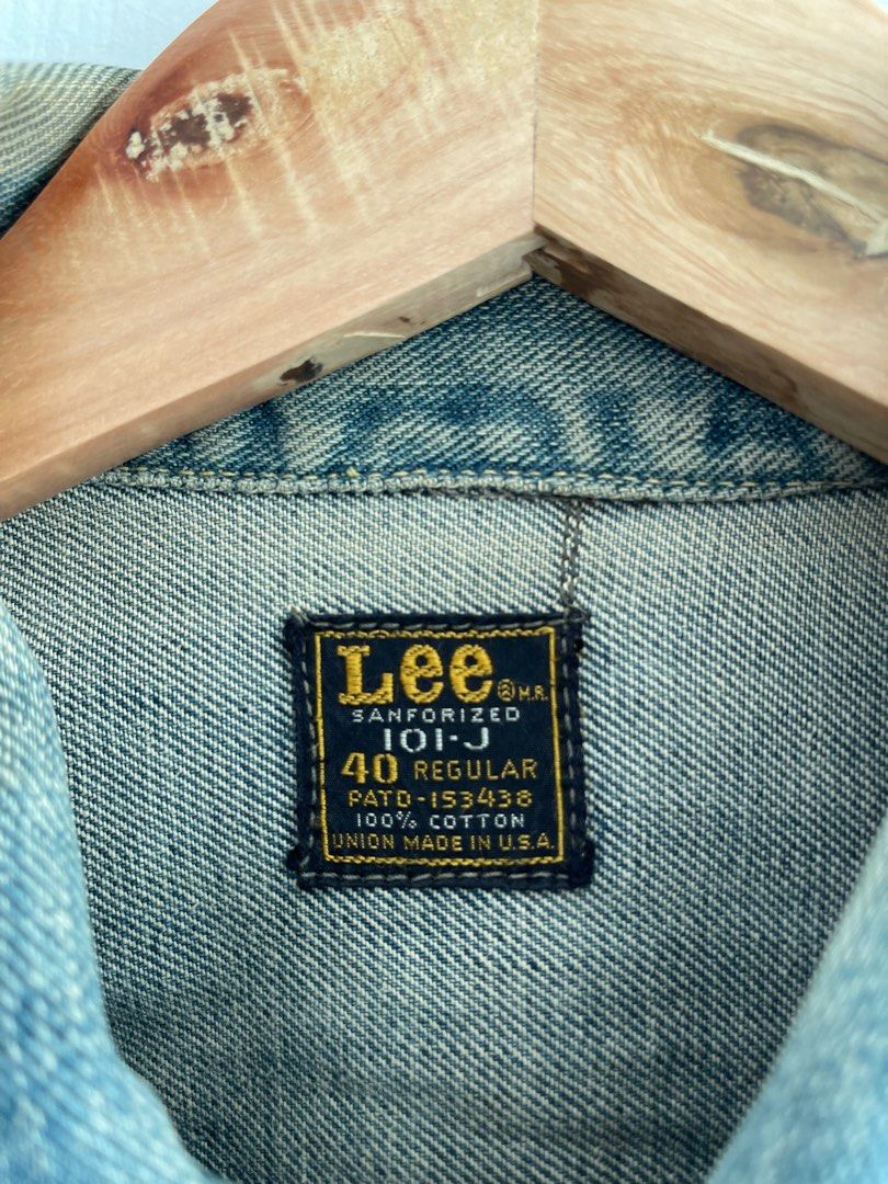 Vintage Lee 101 J denim jacket 70s, Men's Fashion, Coats, Jackets