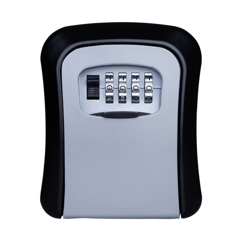 Wall Mounted Key Safe Box Numbering Lock Key Storage Lock Box 4 Digits