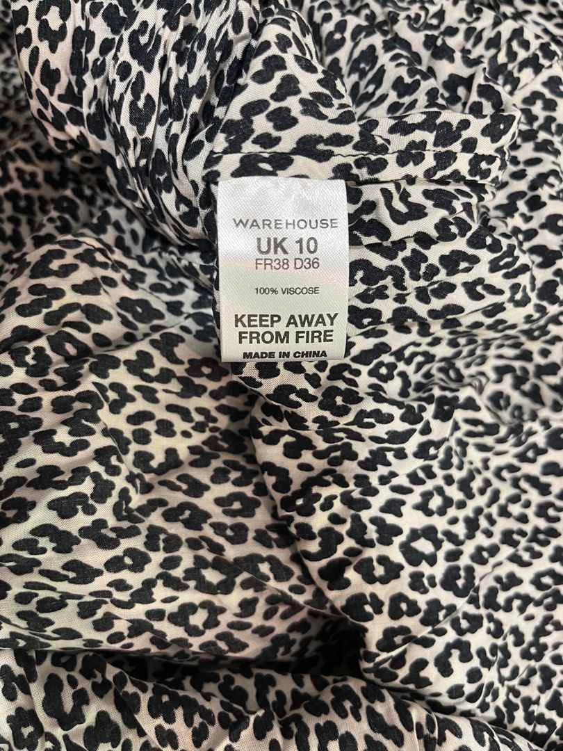 Warehouse leopard print new arrivals maxi dress