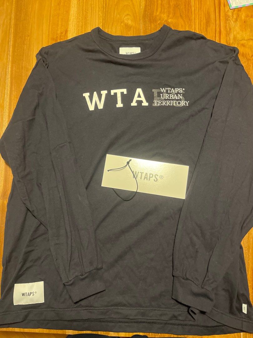 Wtaps SS23 Navy LS size 02 medium 100% authentic, 男裝, 上身及套裝