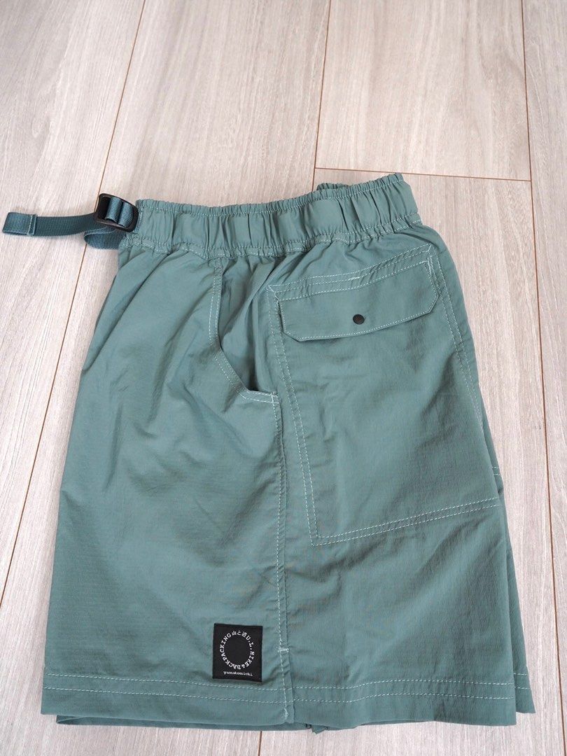 Yamatomichi DW 5 pocket shorts Men M短褲arctic green, 男裝, 褲