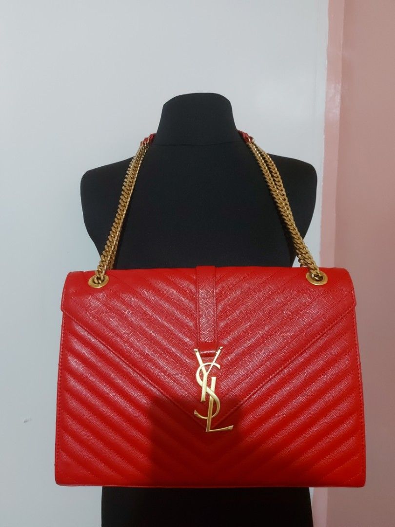 Ysl Envelope Bag, Women'S Fashion, Bags & Wallets, Shoulder Bags On  Carousell
