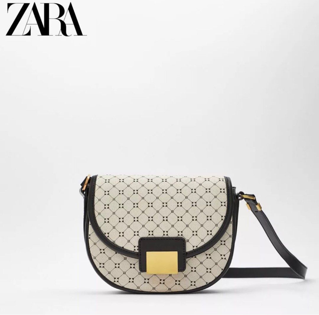 Zara hot sale geometric tote