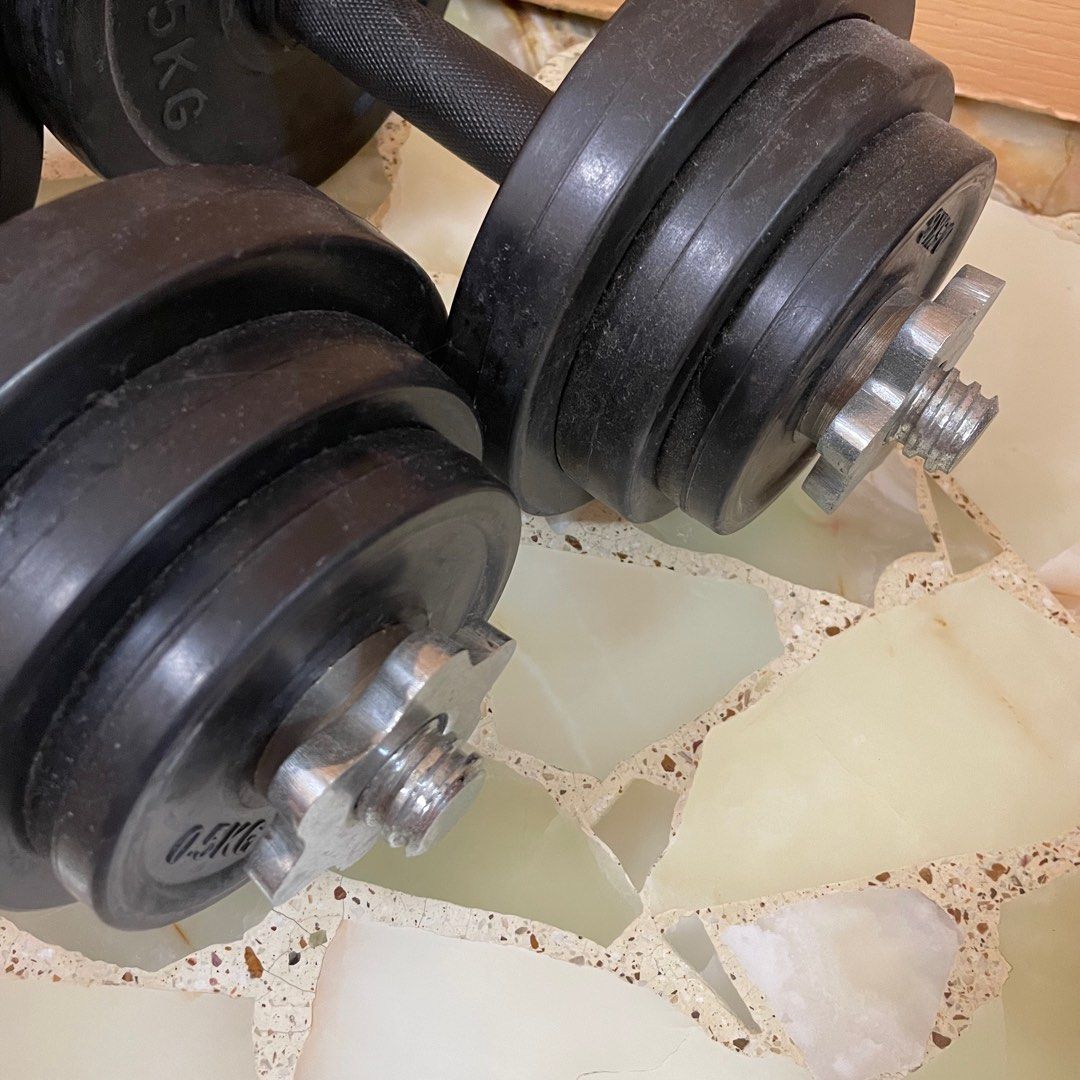 Bodymax deluxe store rubber dumbbell sets
