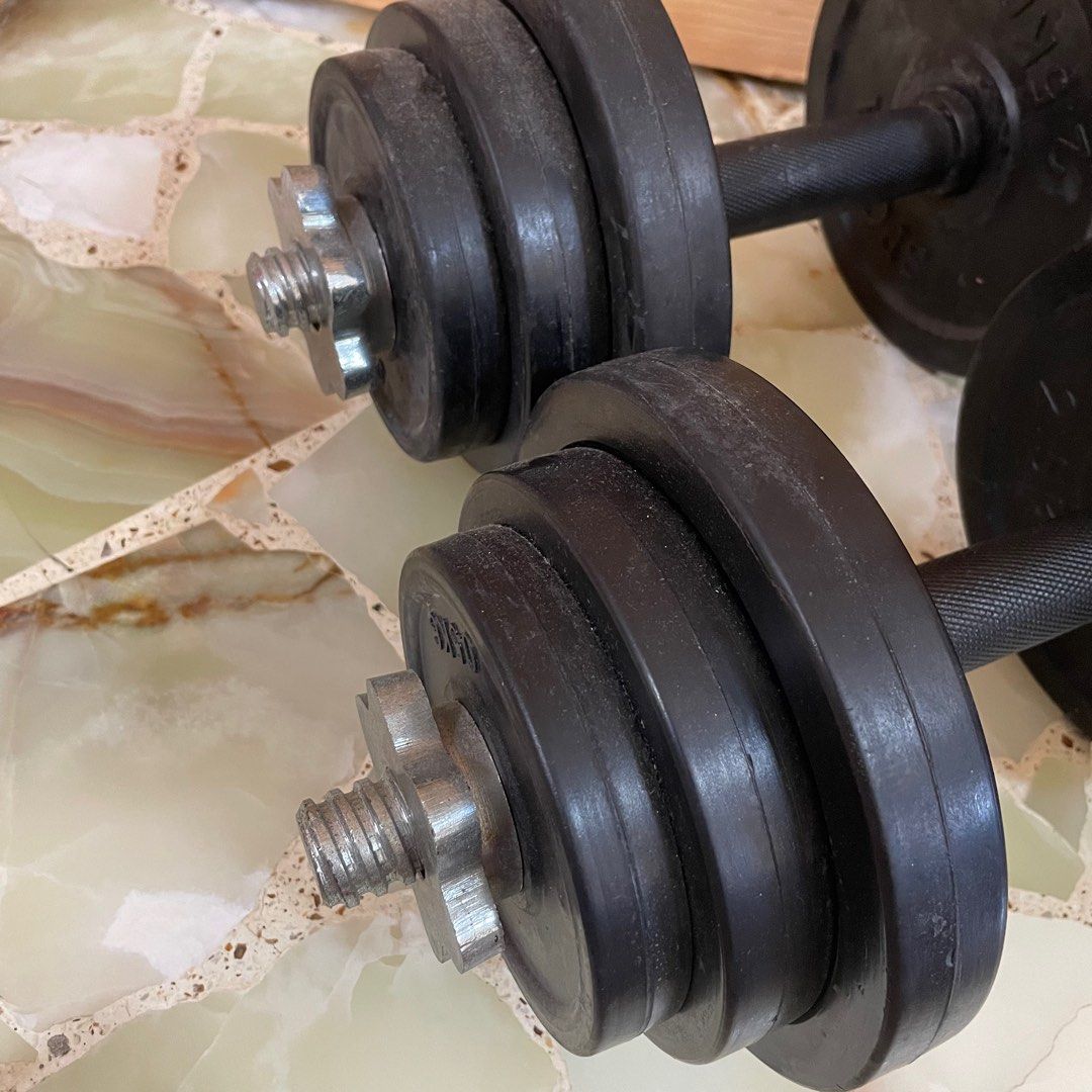 Bodymax deluxe store rubber dumbbell sets