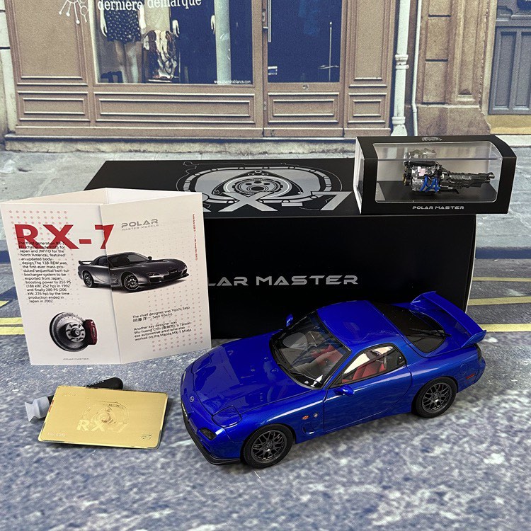 1/18 Polar Master Mazda RX7 (Full Opening Diecast), Hobbies & Toys ...
