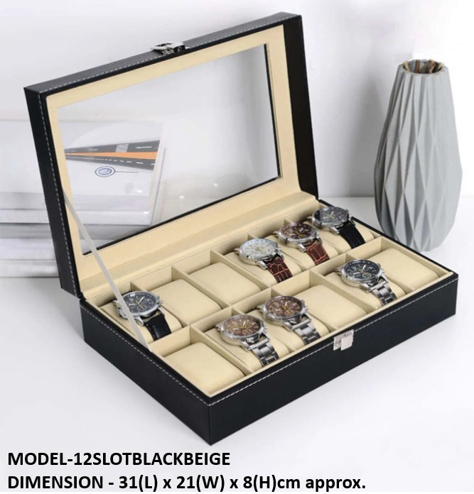 12 Slots Watch Storage Holder Box Case Watch Box Watch Case Watch Holder Watch storage Watches