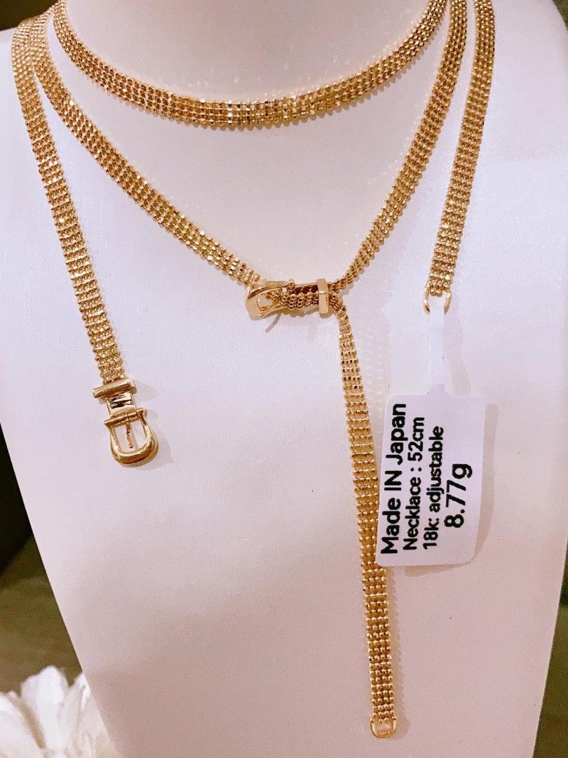 Belt necklace hotsell