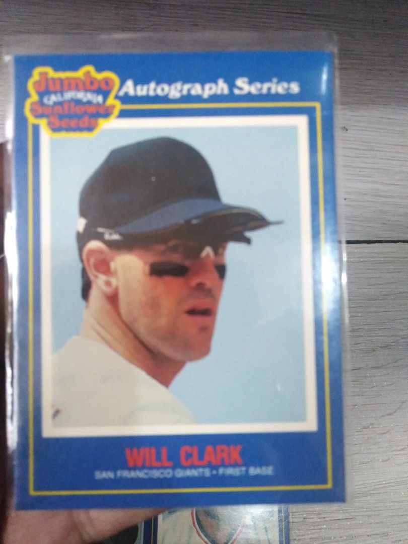 1990 jumbo California sunflower seeds MLB cards on Carousell