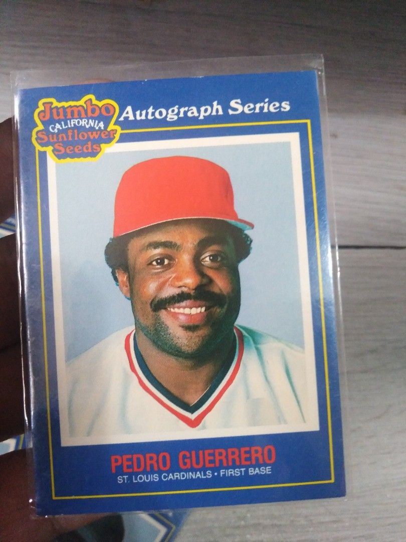 1990 jumbo California sunflower seeds MLB cards on Carousell