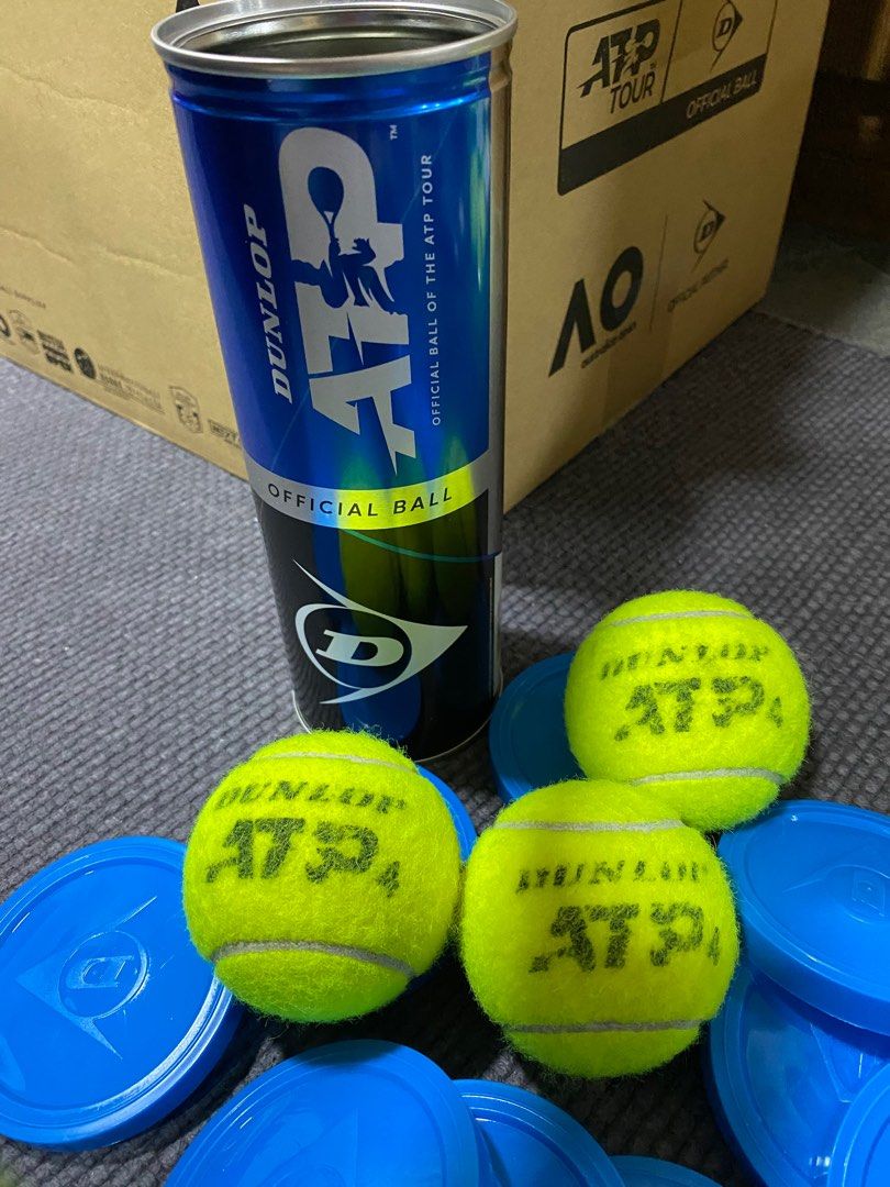 1 box 72 Dunlop ATP tennis balls, Sports Equipment, Sports & Games, Racket & Ball Sports on