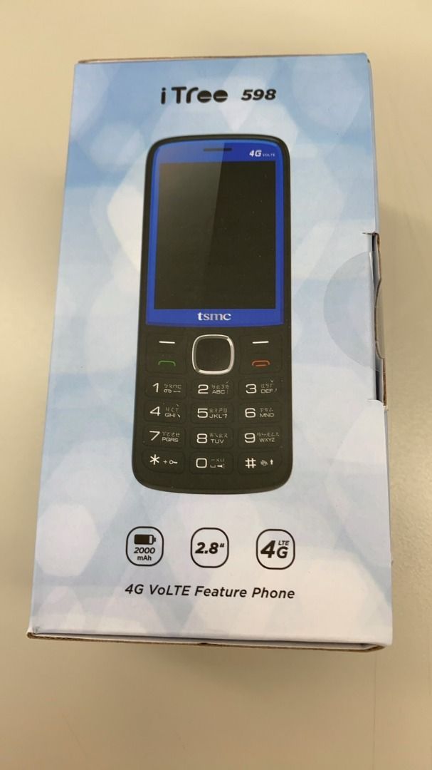 全新1支 iTree 598 台積電專用4G資安手機(藍色) 照片瀏覽 1