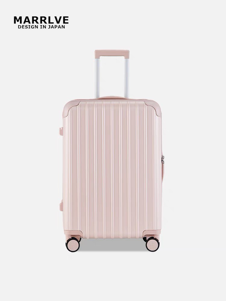 Baby pink luggage discount
