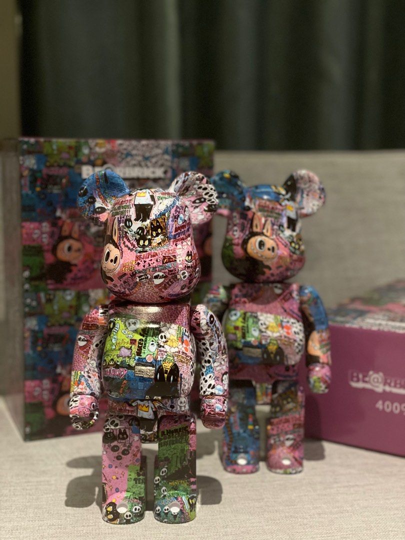 熊龍 現貨實拍🔻400% BE@RBRICK 庫柏力克熊kasing lung 龍家升labubu