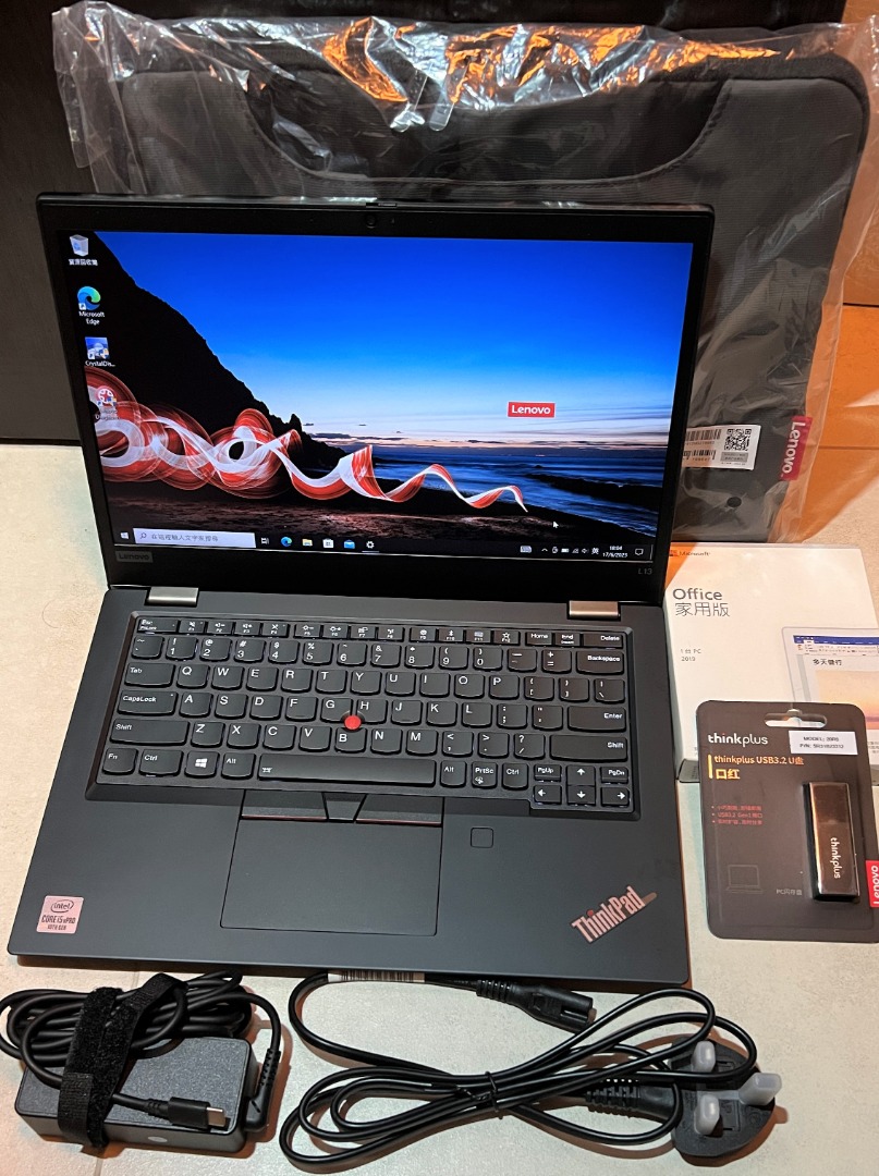 95%新Lenovo Thinkpad L13 / 10代i5-10310U vPro / 16GB / 全新512G