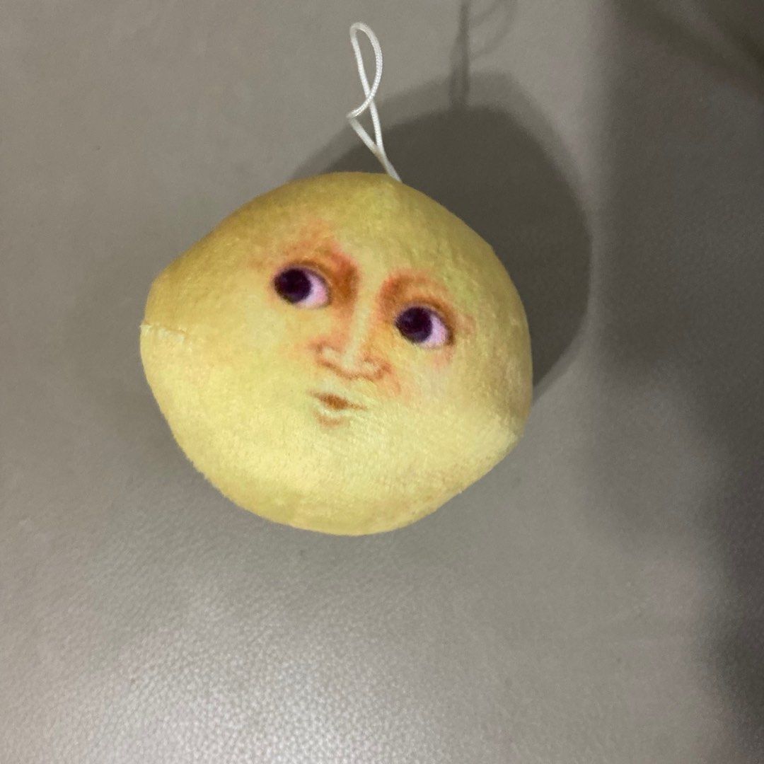 Moon face squishy soft toy plush moon face