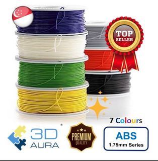 🔥 ABS (7 Colours) 1.75mm 1kg 3D Printer Filament