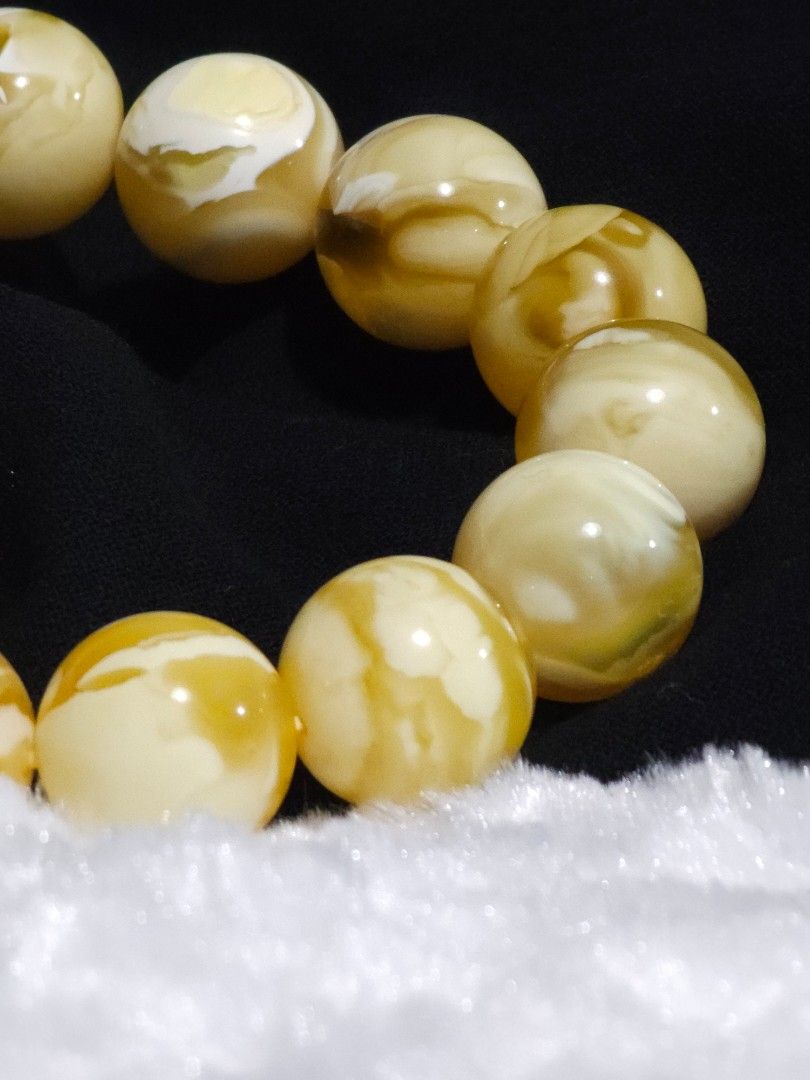 Gold and sale amber bracelet