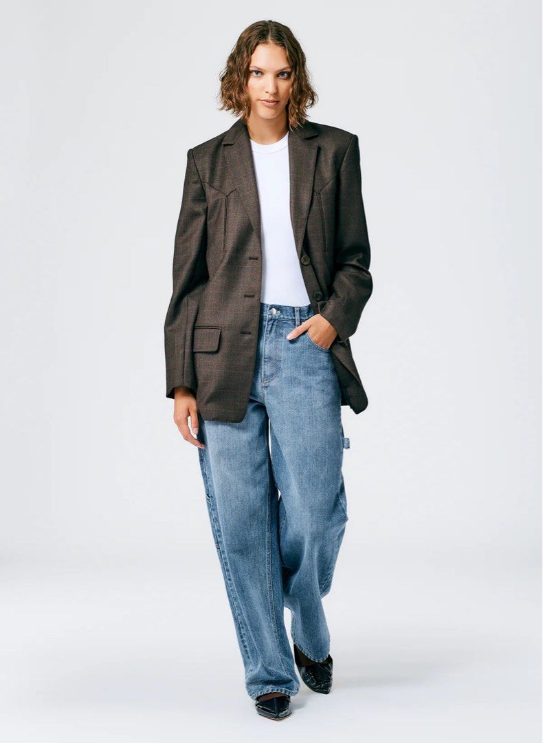 Western blazer with jeans store