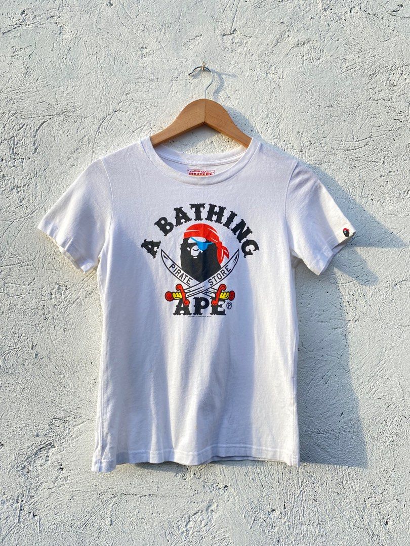 BAPE Ape Pirate Tee White