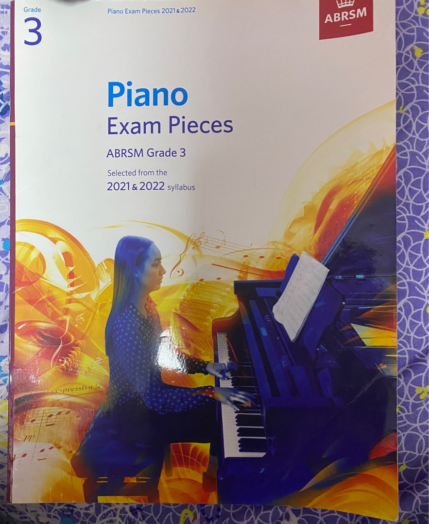 ABRSM Piano Exam Pieces Grade 3 2021&2022, 興趣及遊戲, 音樂、樂器 & 配件, 音樂與媒體