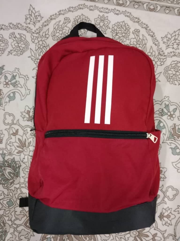 Adidas bag 2025 red colour