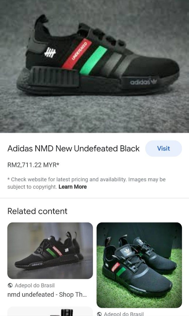 ORI ADIDAS NMD X UNDEFEATED.8.5UK 27CM
