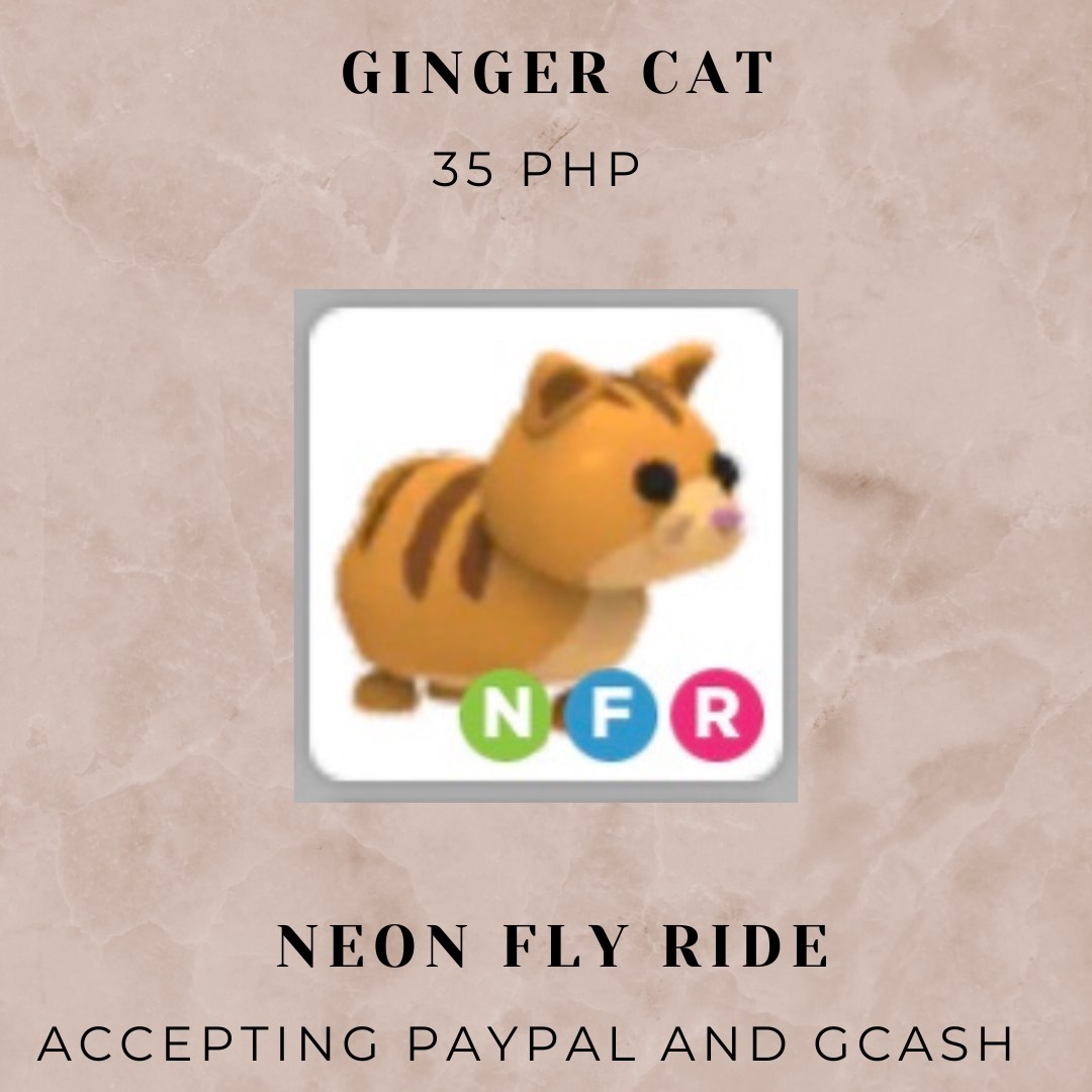 Adopt Me Pets Ginger Cat on Carousell