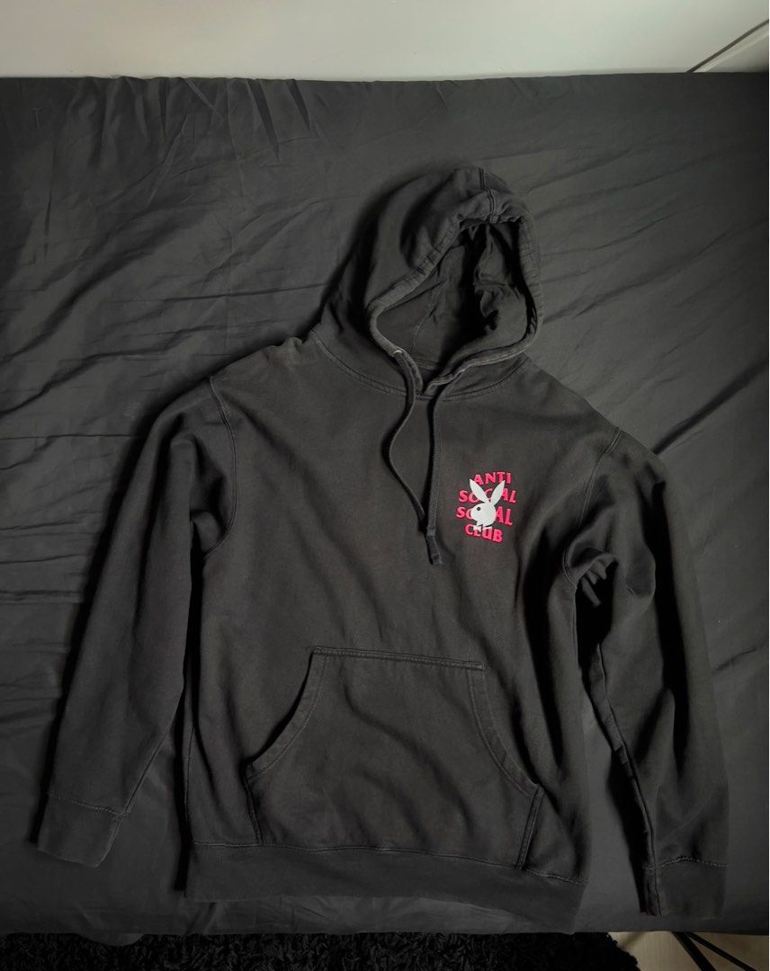 Anti social social clearance club x playboy hoodie