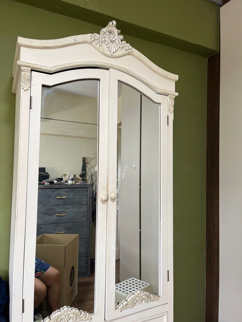 Antique mirror Furniture & Home Living, Furniture, Shelves