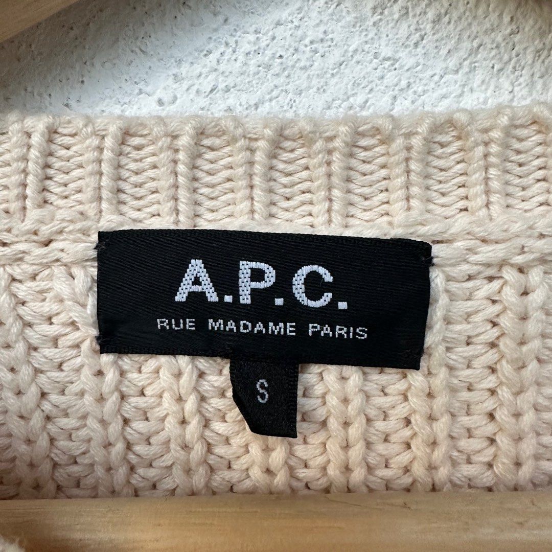 Apc knitwear sweatshirt Men s Fashion Tops Sets Hoodies on Carousell