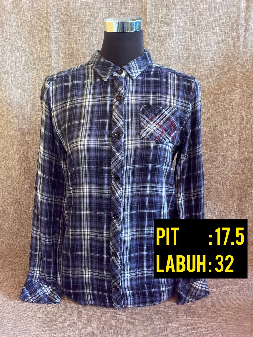 Arnold Palmer Flannel Blouse Women s Fashion Tops Blouses on