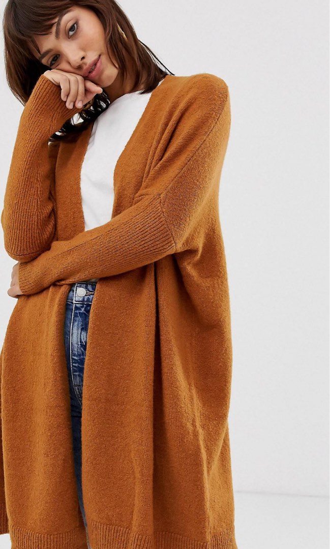 ASOS Design Eco oversize cardigan in fluffy yarn Women s Fashion