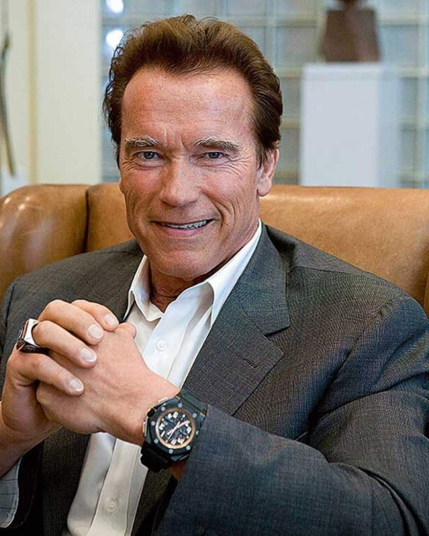 Arnold schwarzenegger deals panerai watch