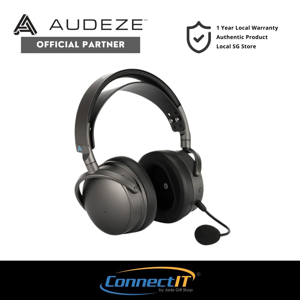 Audeze Maxwell Playstation Wireless Gaming, Planar Magnetic Headset (with 1 Year Local Warranty) (Category: Headphones & Headsets) located in Singapore. Submitted by connectit_factory_outlet (Listing ID 1237991143, Image 3). Description: *** Audeze Maxwell Playstation Wireless Gaming, Planar Magnetic Headset *** Features: - Audeze 90mm Planar Magnetic Drivers: Award-winning audio quality for immersive gaming. - 80+ Hours Battery Life: Fast charge