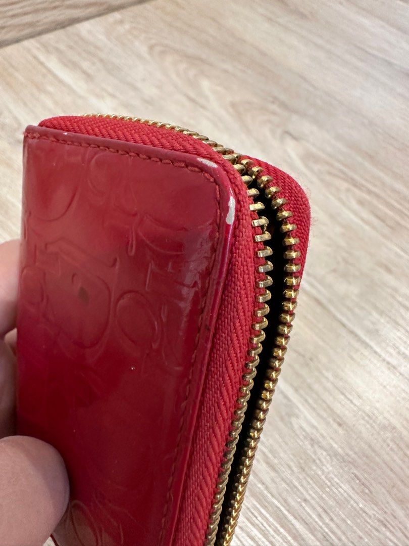 Authentic Christian Dior Key Pouch Red Patent Women s Fashion