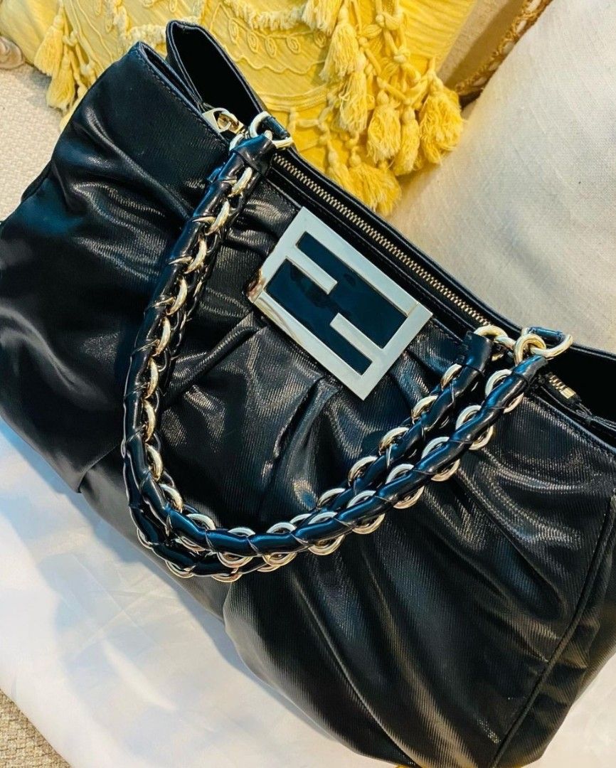 SALE PRICE SLASHED Authentic Fendi Large Mia Borsa Shoulder Bag