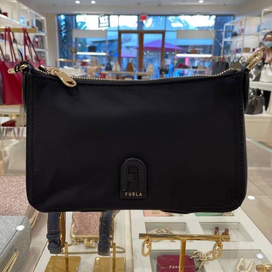 Authentic Furla Atena Nylon Crossbody, Luxury, Bags & Wallets on Carousell