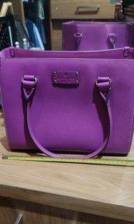 Authentic Kate Spade violet luxury bag