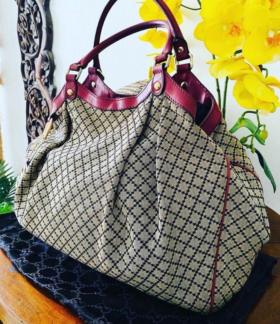 Authentic Large Gucci Sukey Bag Luxury Bags Wallets on Carousell
