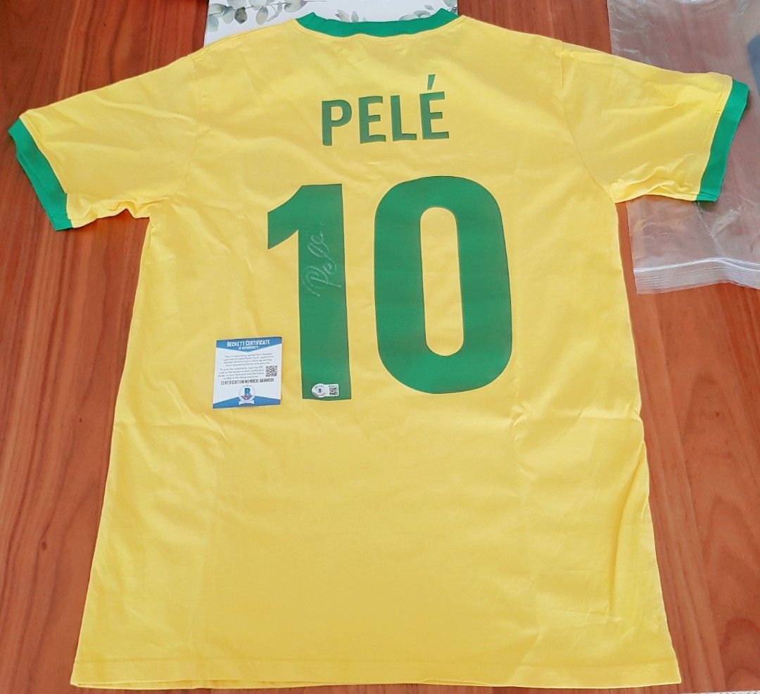Authentic Pele Signed Jersey