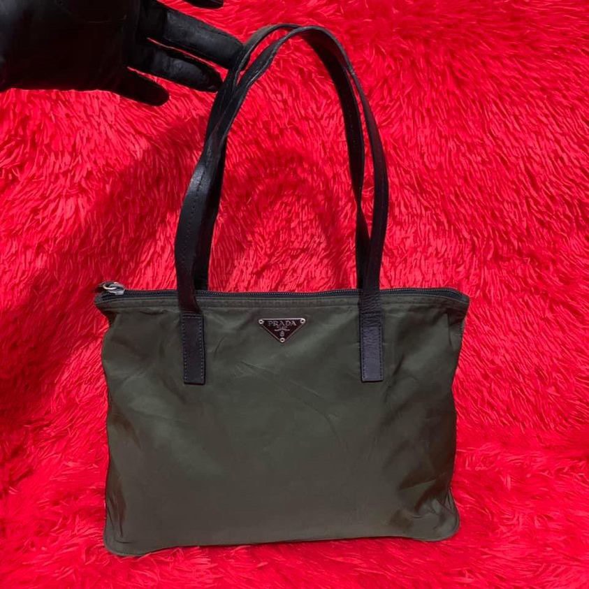 Authentic Prada Nylon Tote Bag, Luxury, Bags & Wallets on Carousell
