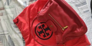 Authentic Tory Burch red luxury bag