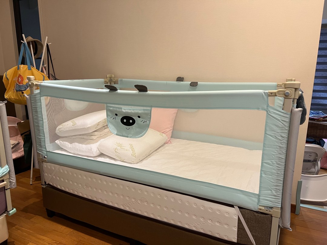 Baby bed guard for super single size bed, Babies & Kids, Baby Nursery & Kids Furniture, Cots