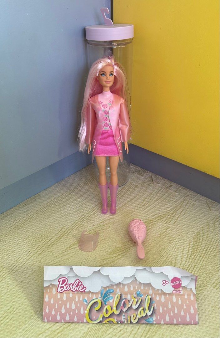 Barbie Daisy Doll Pink Hair Bangs Curvy Nude Fashionista