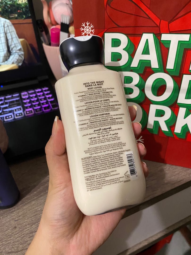 BBW ORIGINAL Into The Night Body Lotion (Category: Bath) located in San Carlos. Submitted by pocketstyle (Listing ID 1238032122, Image 2). Description: BBW ORIGINAL Into The Night Body Lotion FREE SF 100% Original.
